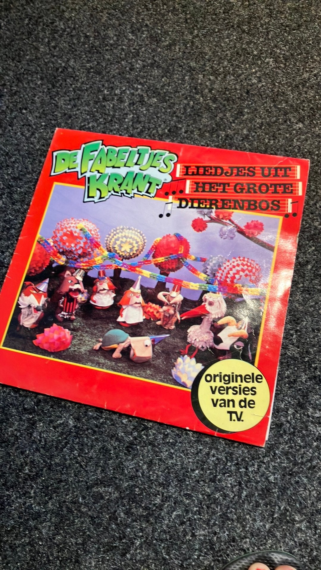De Fabeltjeskrant LP, Ophalen, Overige typen