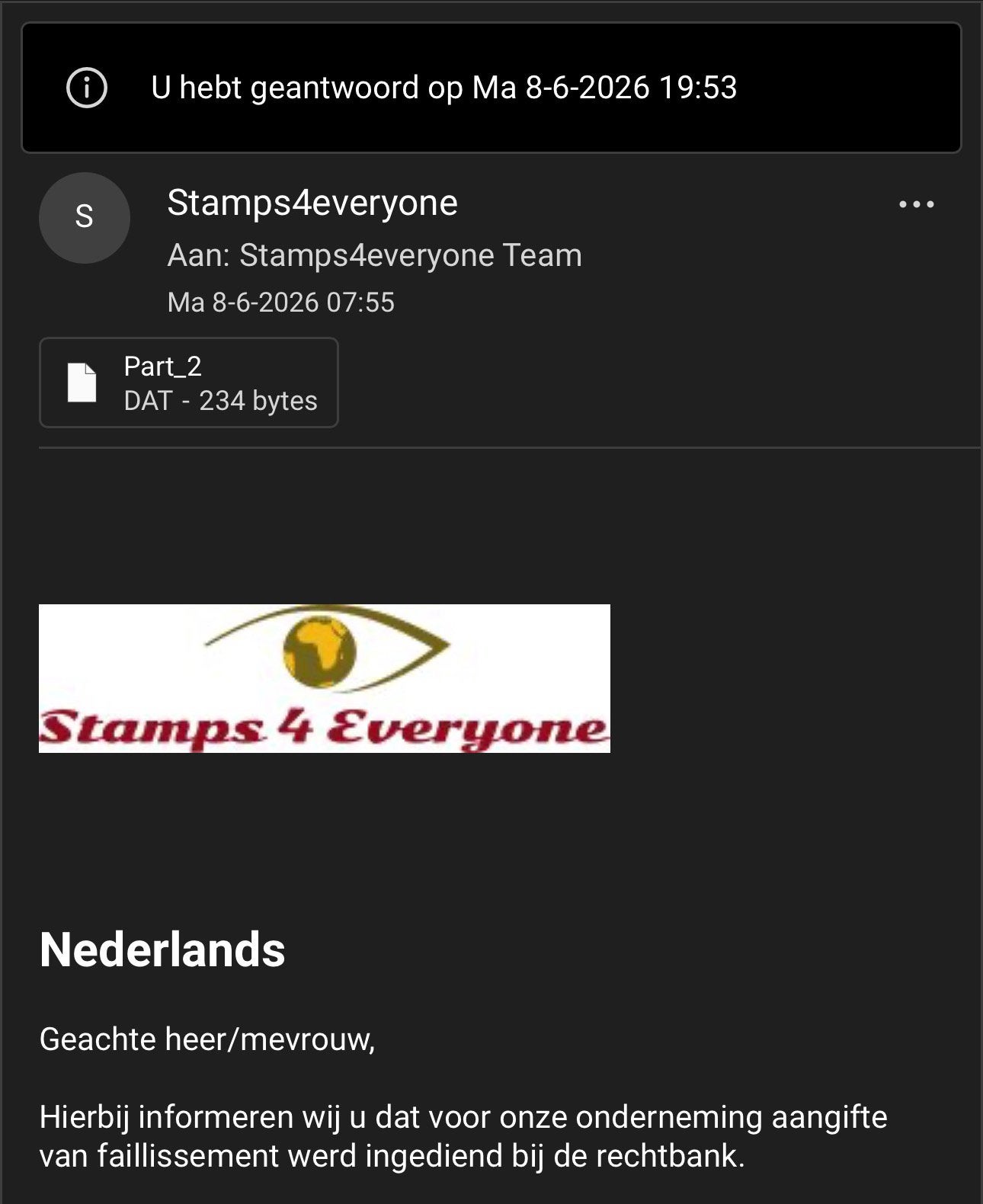 Pas op voor oplichters stamps4everyone, Ophalen of Verzenden, Buitenland