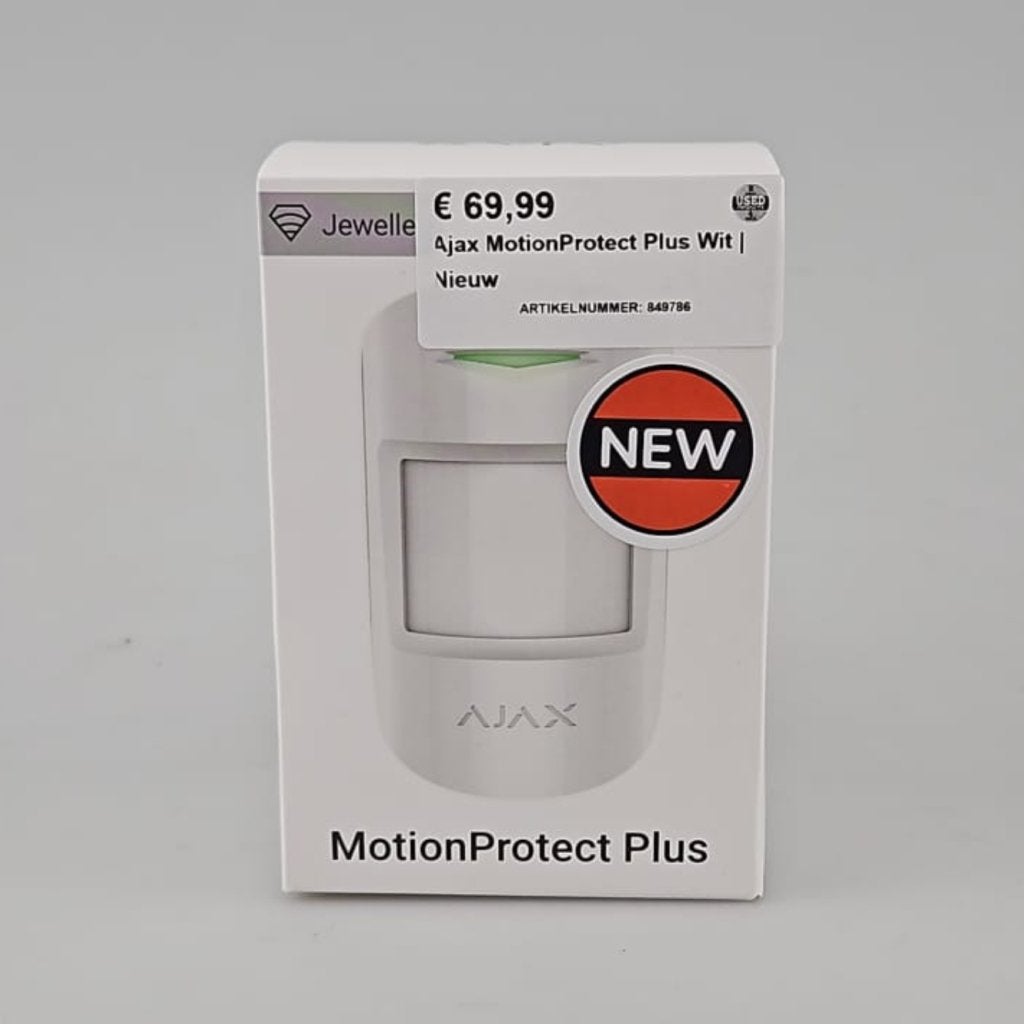 Ajax MotionProtect Plus Wit | Nieuw, Flex Ltd., Gebruikt, https://flex.com/contact-us, Nobelstraat 10, 5807 GA Oostrum LB, Limburg, Nederland