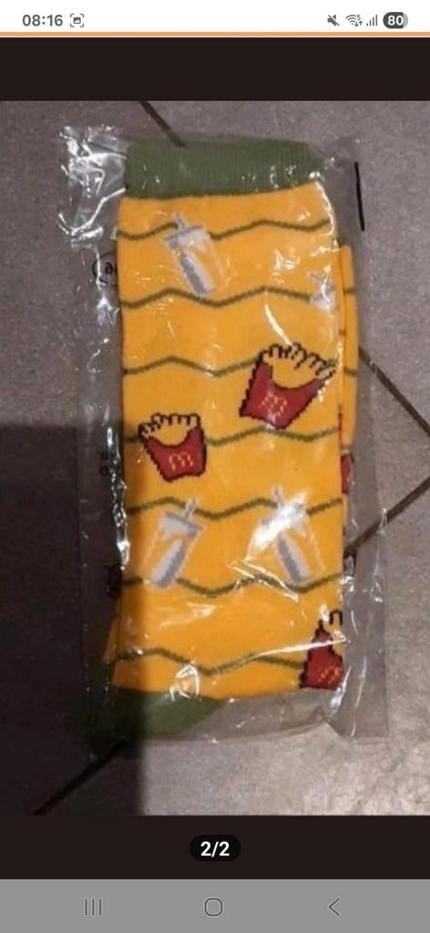 SPLINTERNIEUWE ORIGINELE LIMITED EDITION MC DONALDS SOKKEN
M, Overige kleuren, Ophalen of Verzenden, MC DONALD'S, Nieuw