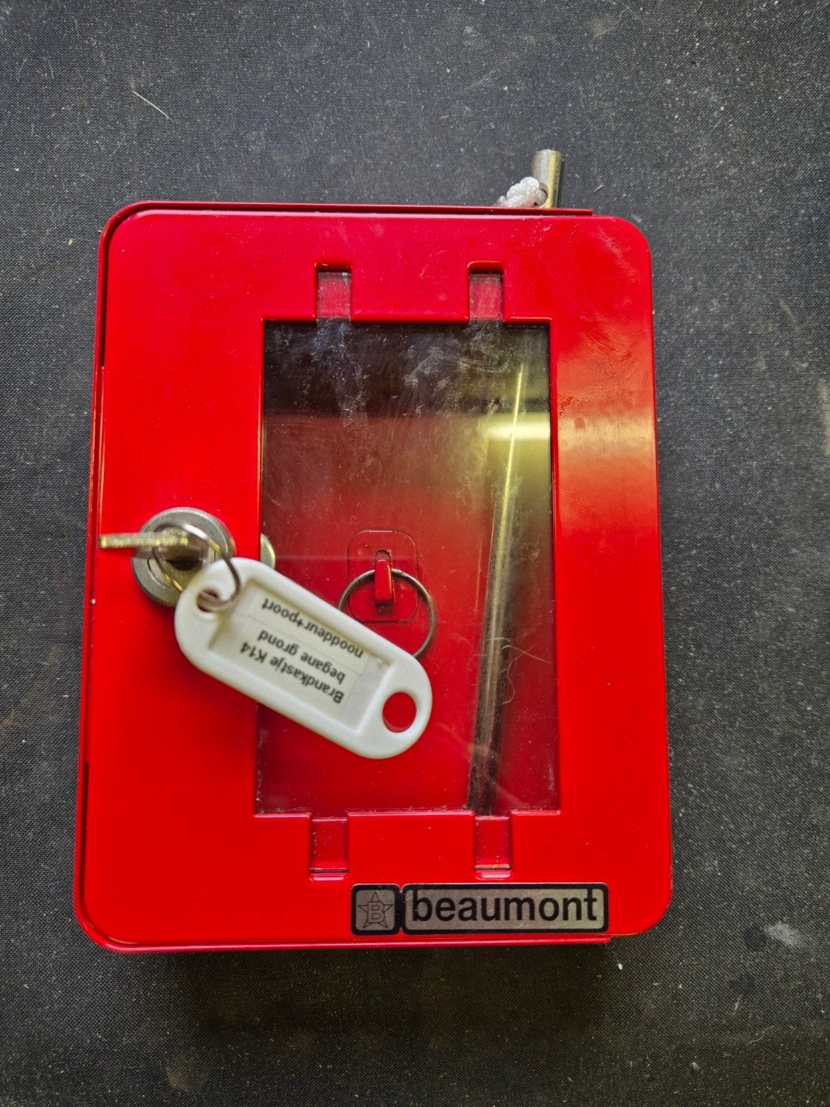 noodsleutelkastje Beaumont, Ophalen of Verzenden, Zo goed als nieuw, IJzer, Overige typen