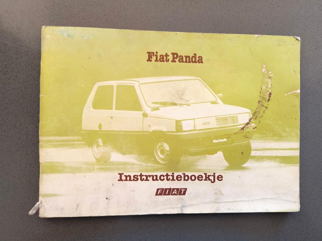 Set oiginele instructieboekjes Fiat Panda (eerste serie), Ophalen of Verzenden