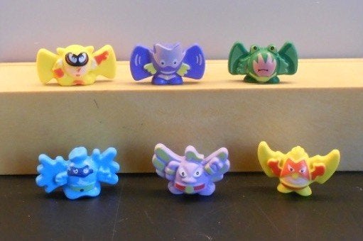 Kindersurprise Ferrero : 6 Vleermuis - figuren = 1 koop, Ophalen of Verzenden, Zo goed als nieuw, Overige typen