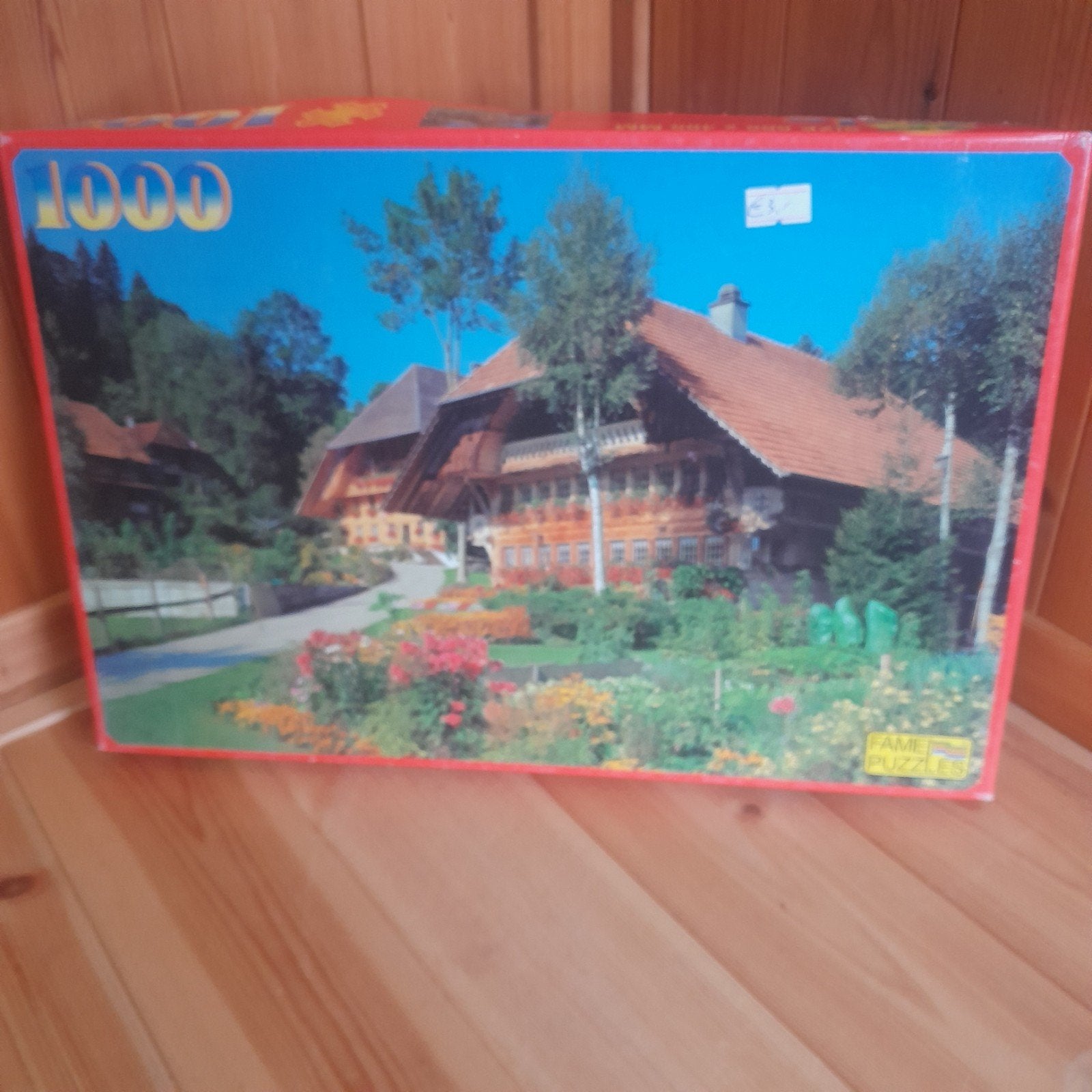 Legpuzzel 1000 stukjes - Huis in de natuur, Ophalen of Verzenden, 500 t/m 1500 stukjes, Gebruikt, Legpuzzel