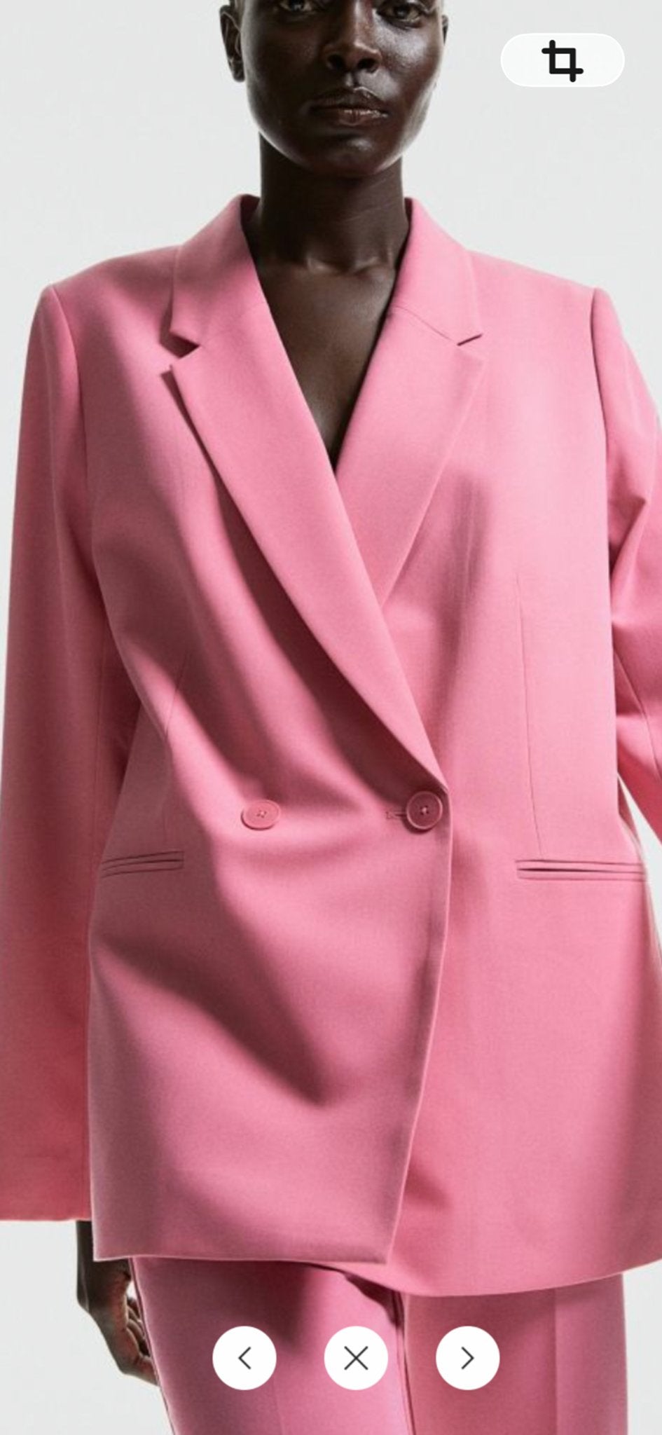 H&M Roze Double Breasted Blazer XXL/4XL Nieuw, Maat 46/48 (XL) of groter, Nieuw, Ophalen of Verzenden, Jasje