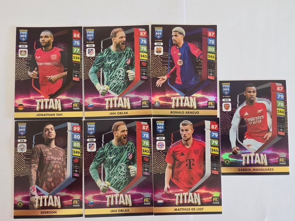 FIFA 365 Adrenalyn XL 2025 TITAN kaarten, Ophalen of Verzenden, Meerdere plaatjes