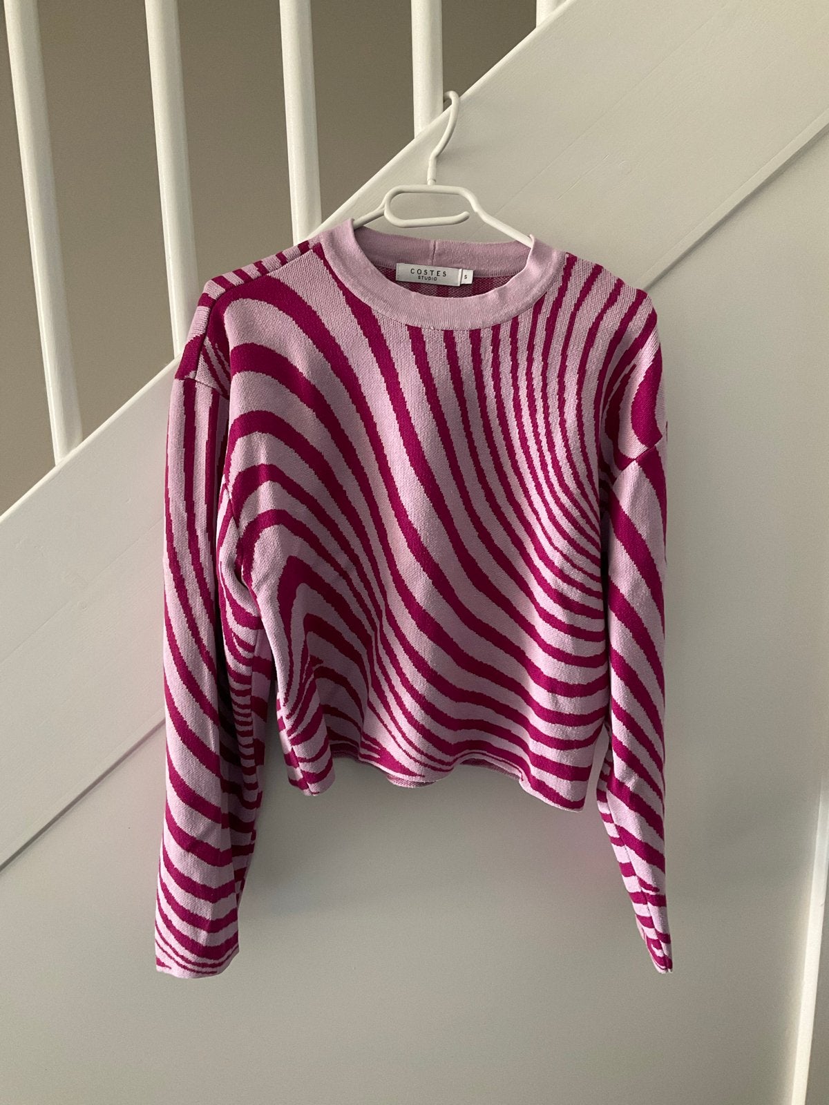Costes Studio trui met roze en paarse strepen, maat S, Ophalen of Verzenden, Zo goed als nieuw, Maat 36 (S), Roze