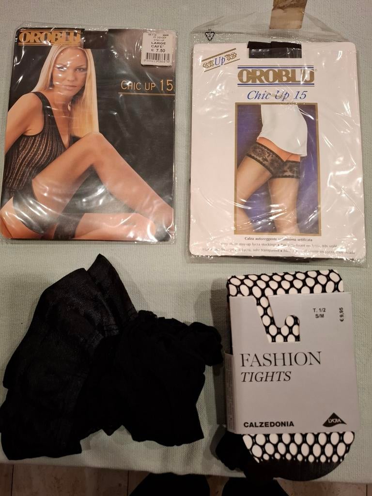 Diverse Panty's en Kousen - Nieuw en Zo goed als nieuw, Maat 36/38 (S), Zwart, Nieuw, Ophalen of Verzenden