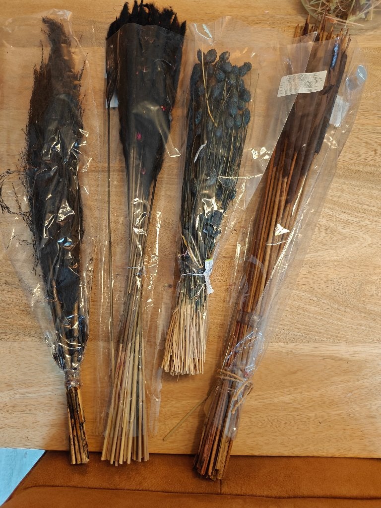 Zwarte droogbloemen, Ophalen, Nieuw