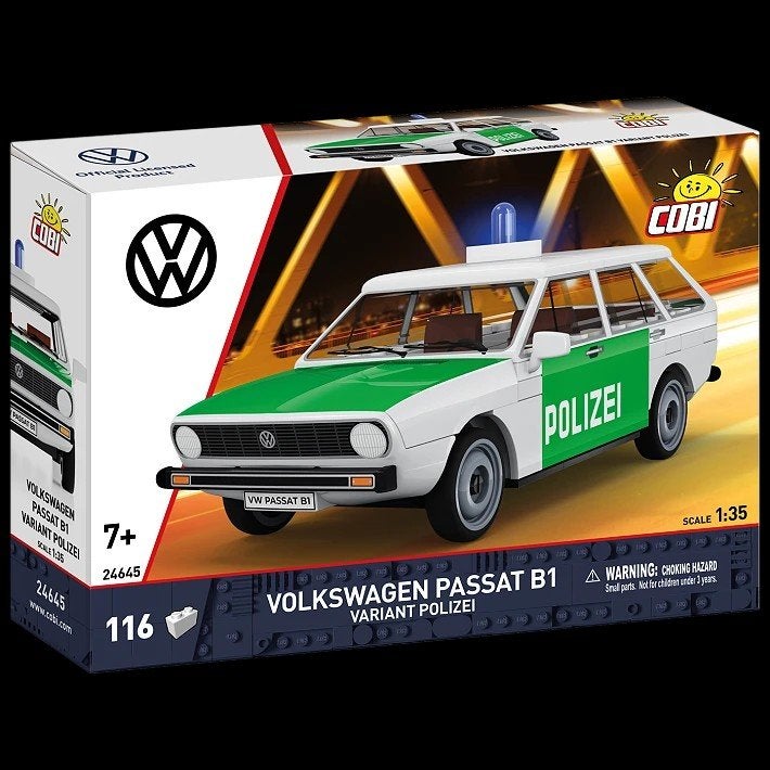 COBI Volkswagen Passat B1 Variant Polizei Bouwset, Ophalen of Verzenden, Nieuw, Overige merken