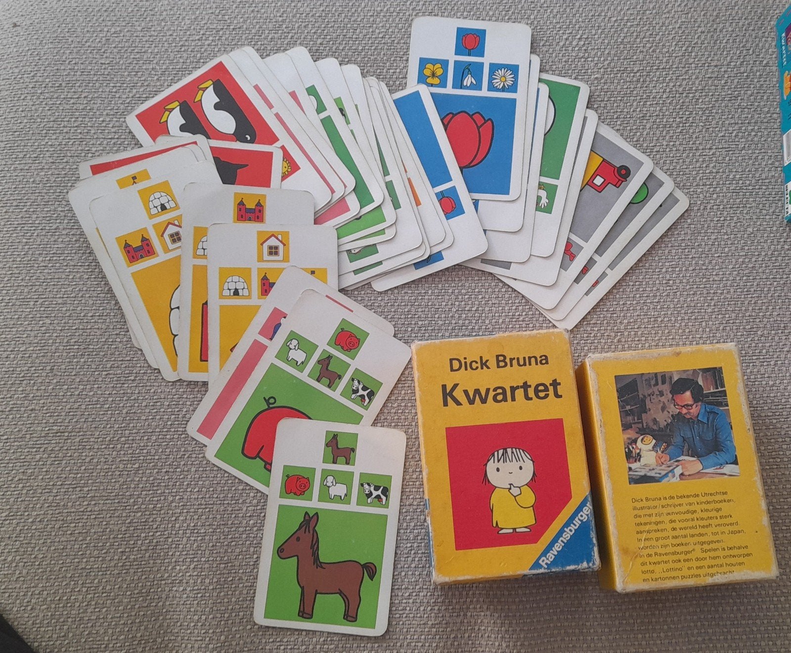 Retro kwartetspel Dick Bruna, Verzamelen, Ophalen of Verzenden, Kwartet(ten)