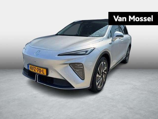 MG MGS6 EV Luxury 2WD 77 kWh HUD | LM Velgen 20" | Stoelverw, 12 maanden, Achterwielaandrijving, Zilver of Grijs, 1500 kg
