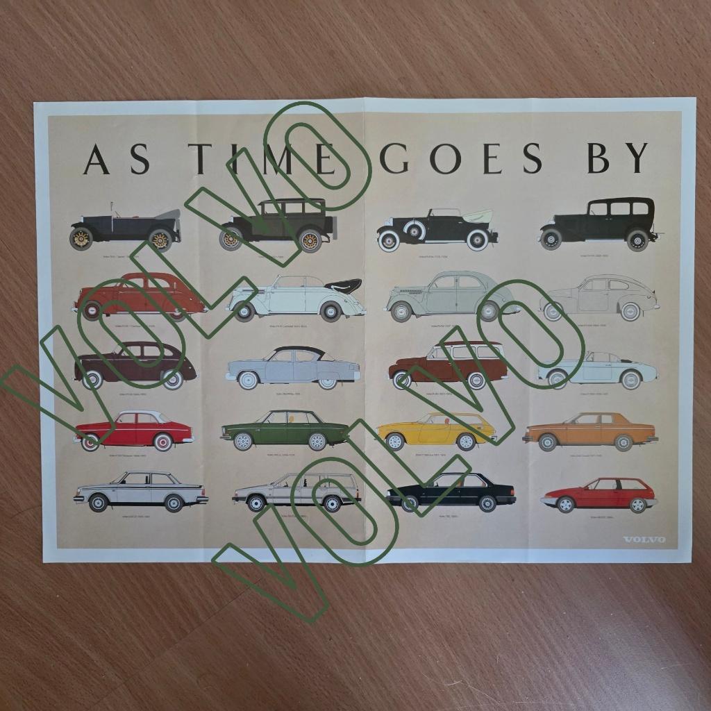 Volvo poster As time goes by, Verzenden