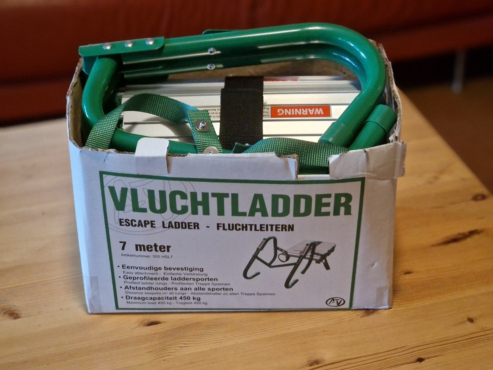 Vluchtladder, brandladder, touwladder 7meter, Doe-het-zelf en Verbouw, Ophalen of Verzenden, Nieuw