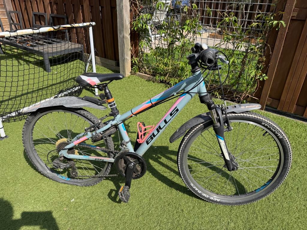 Opknapper! Bulls kinderfiets MTB, Fietsen en Brommers, Fietsen | Jongens, Ophalen, Gebruikt, 24 inch, Versnellingen