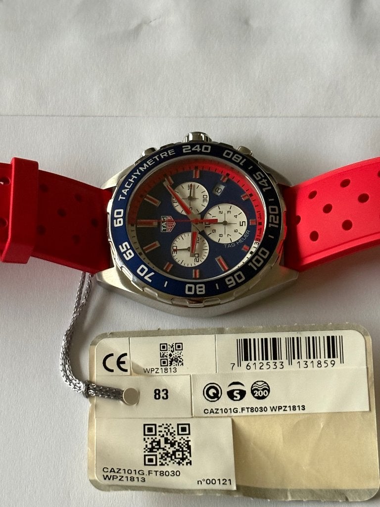 TAG Heuer Formula 1 Max Verstappen 2017 121/533, Staal, Polshorloge, Nieuw, Kunststof