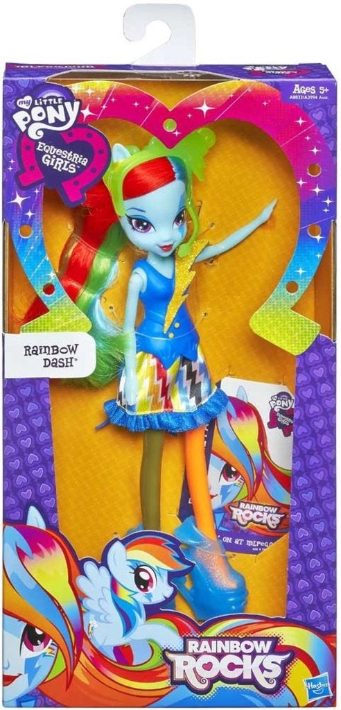 My Little Pony Equestria Girls Rainbow Rocks Rainbow Dash, Ophalen of Verzenden, Nieuw