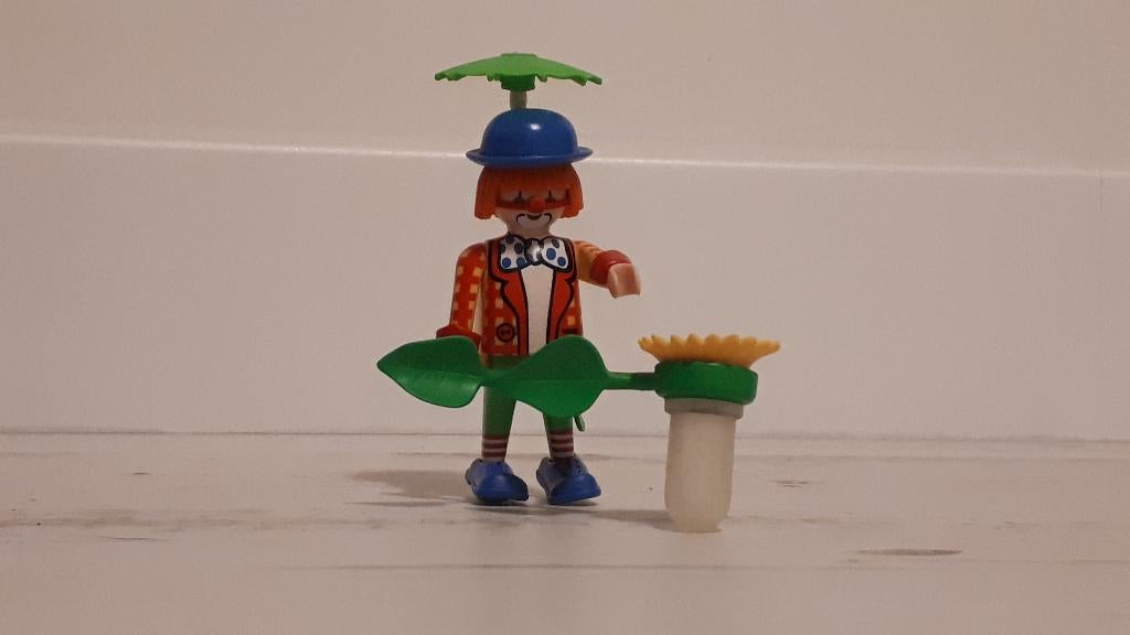 Playmobil Circus Clown met zonnebloem (4238), compleet, Ophalen of Verzenden, Zo goed als nieuw