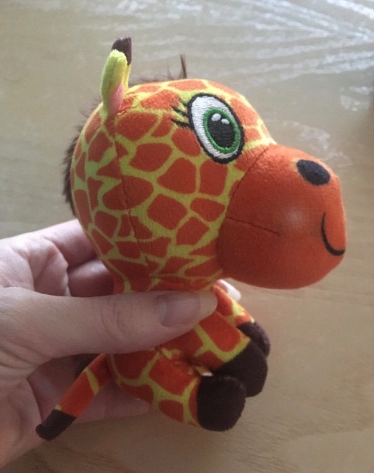 LIDL bos mini knuffel Gina de Giraffe, Lidl, Oranje, Overige typen, Ophalen of Verzenden