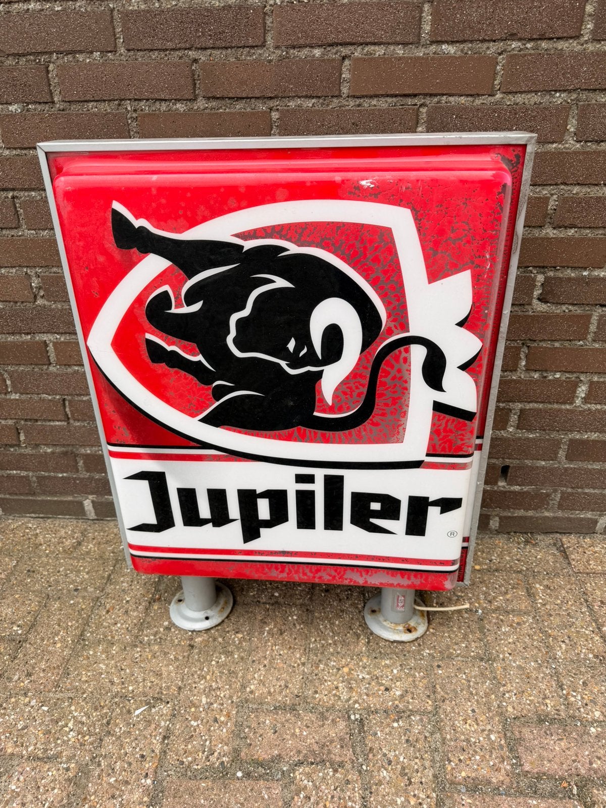 Jupiler dubbelzijdige lichtbak!, Ophalen, Gebruikt, Lichtbak of (neon) lamp