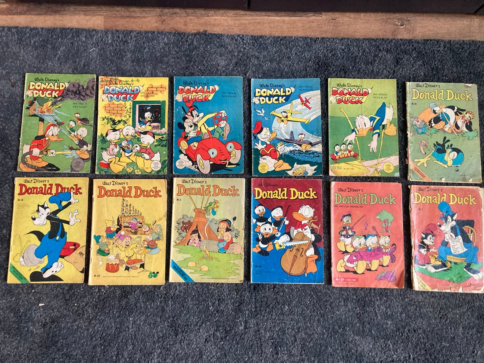 Donald Duck stripboeken - Vintage collectie, Meerdere stripboeken, Ophalen of Verzenden, Gelezen
