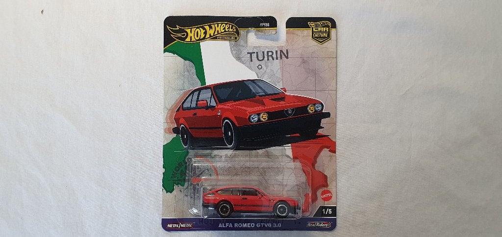 Hot Wheels Premium Alfa Romeo GTV6 3.0, Ophalen of Verzenden, Nieuw, Auto