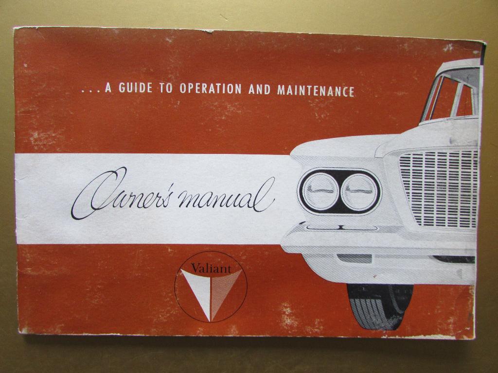 1961 Plymouth Valiant owner's manual, Engels, Ophalen of Verzenden