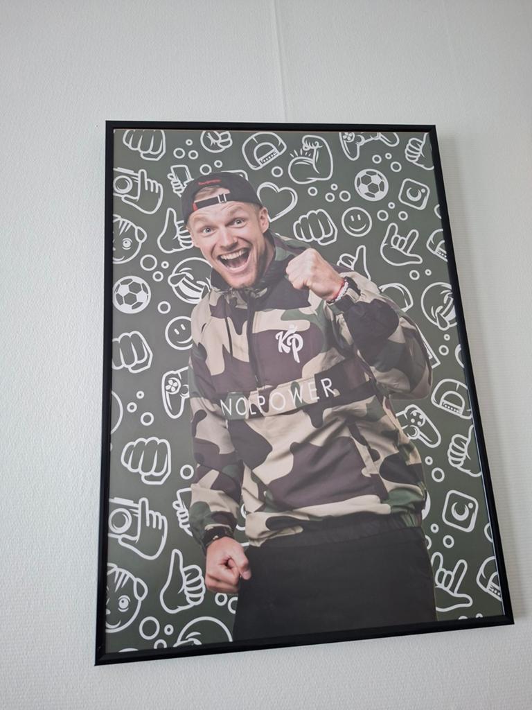 Enzoknol Poster Schilderij, Ophalen of Verzenden, Zo goed als nieuw, Foto of Poster, 75 cm of meer