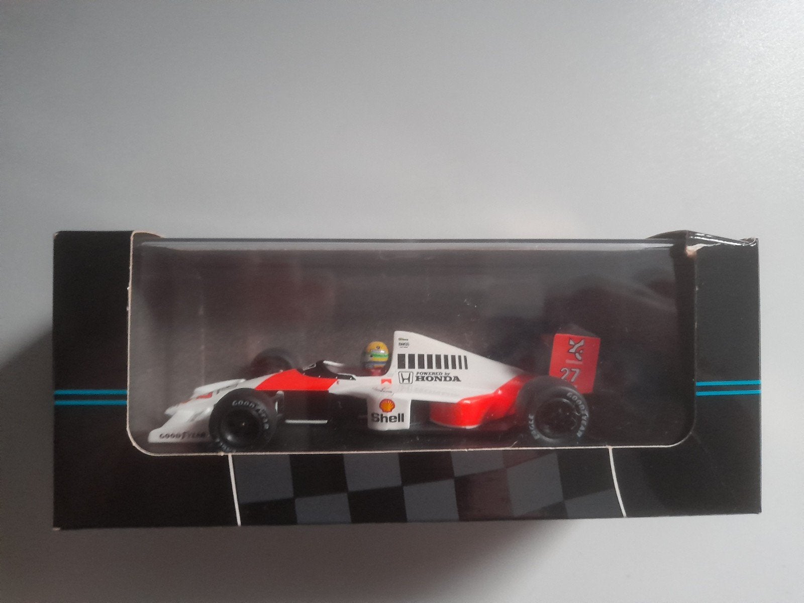 Ayrton Senna Mclaren MP4-5B 1:43 NIEUW!!, Hobby en Vrije tijd, Ophalen of Verzenden