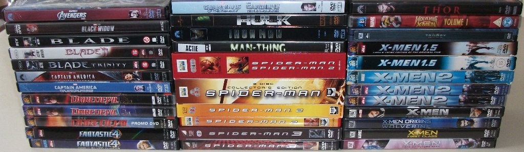 Film-Serie *** MARVEL *** 34 stuks, Engels, Nederlands, Ophalen of Verzenden, Zo goed als nieuw