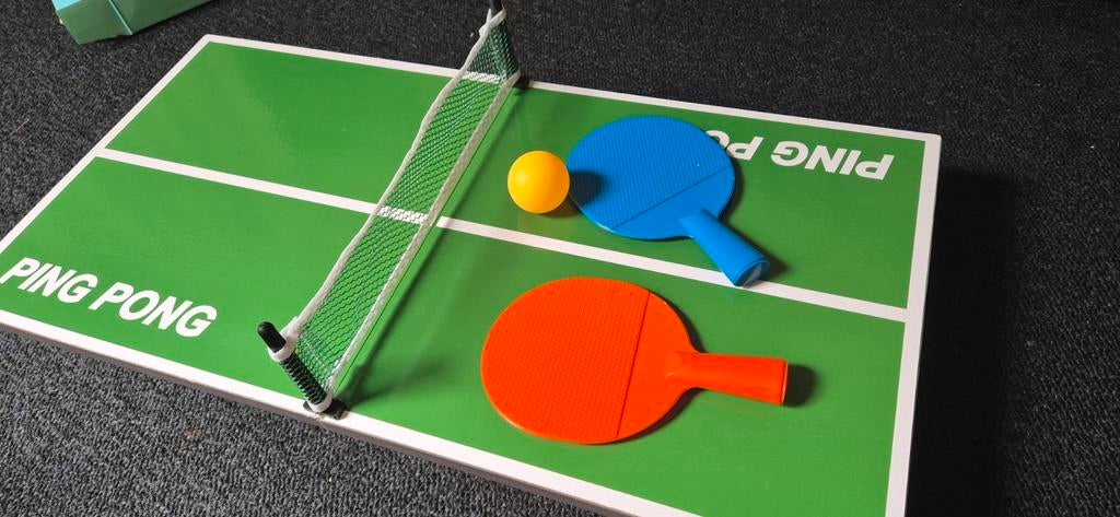 Mini tafeltennis, Sport en Fitness, Tafeltennis, Ophalen, Zo goed als nieuw, Overige typen, Inklapbaar