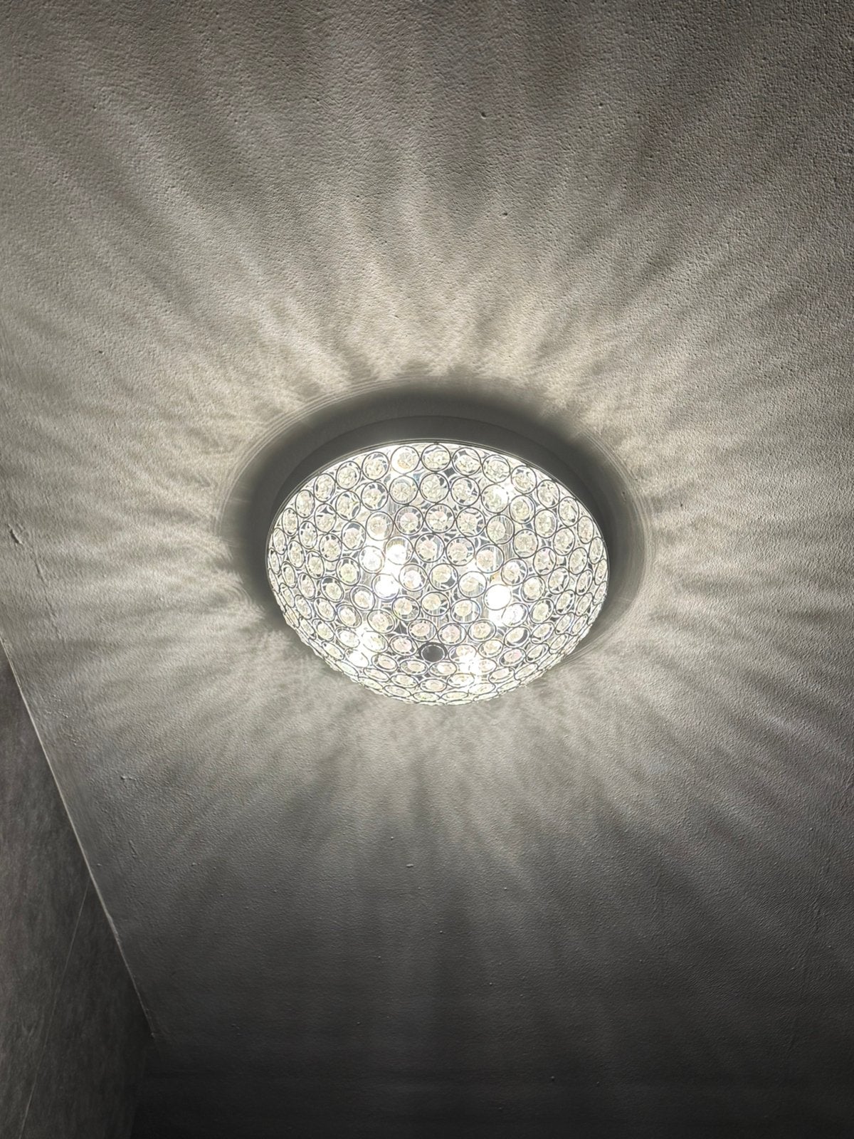 2 Plafondlampen diamant, Ophalen of Verzenden, Zo goed als nieuw