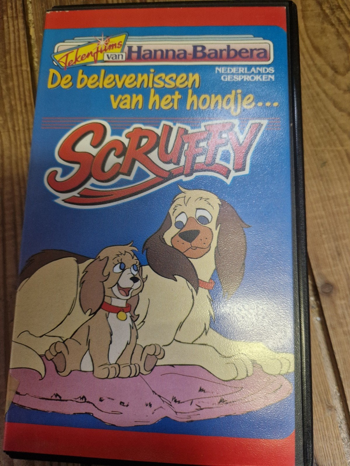 vhs scruffy hanna-barbera tekenfilm nederlands gesproken, Cd's en Dvd's, Ophalen of Verzenden