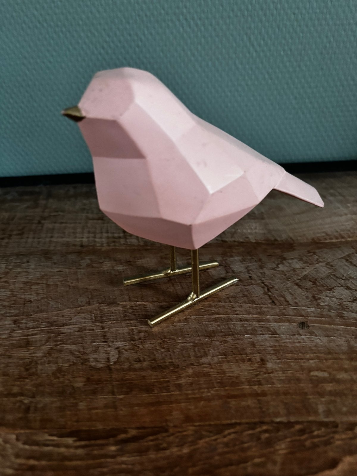Houten dieren - roze, Ophalen of Verzenden, Zo goed als nieuw
