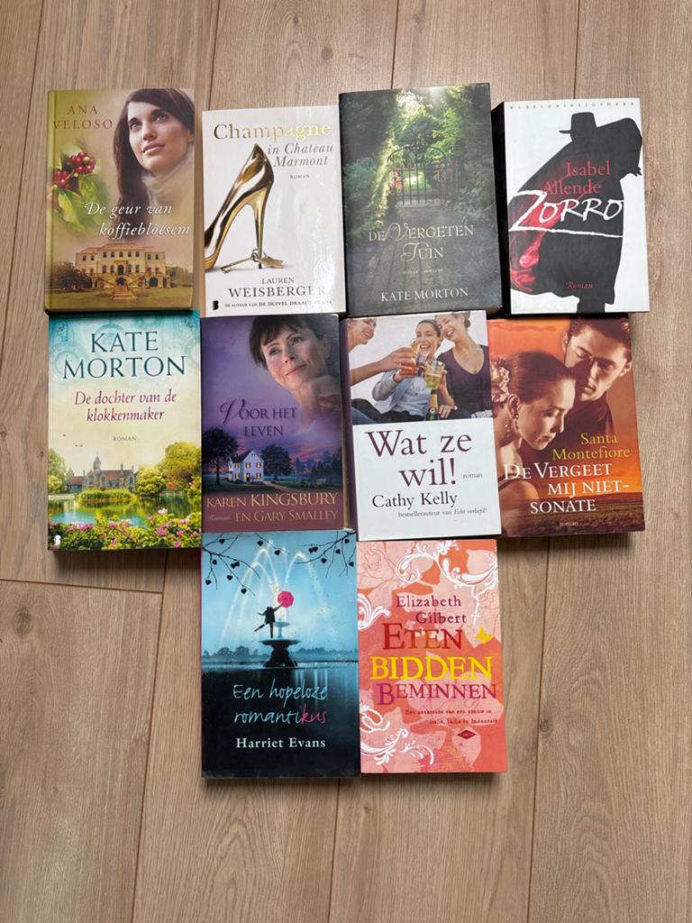 Diverse romans,10 boeken van bekende auteurs als Kate Morton, Ophalen of Verzenden, Gelezen, Nederland