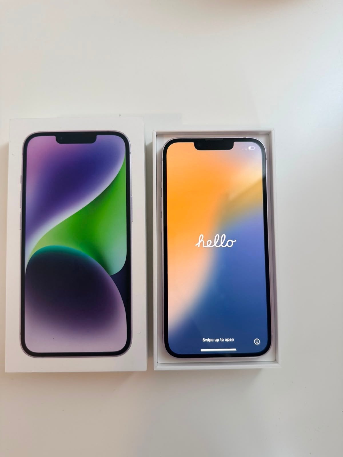 iPhone 14 Lila 128 GB - Gloednieuw, Telecommunicatie, Mobiele telefoons | Apple iPhone, 128 GB, Paars, Ophalen of Verzenden, Zo goed als nieuw
