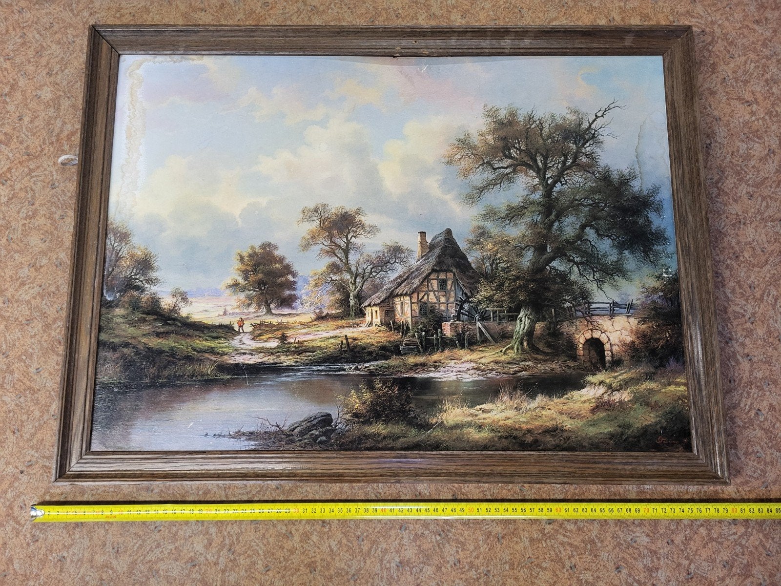 Heel mooi schilderij, onbekende tekenaar, Ophalen of Verzenden