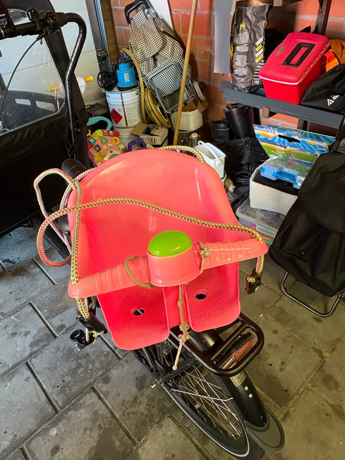 Roze schommel, Ophalen, Gebruikt, Schommel