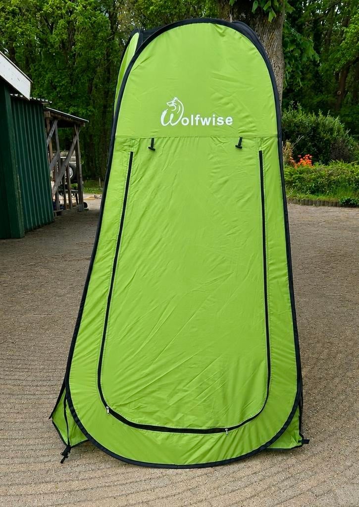 Wolfwise Pop-up Douche/Omkleedtent - Groen, Ophalen of Verzenden, Nieuw, Tot en met 2