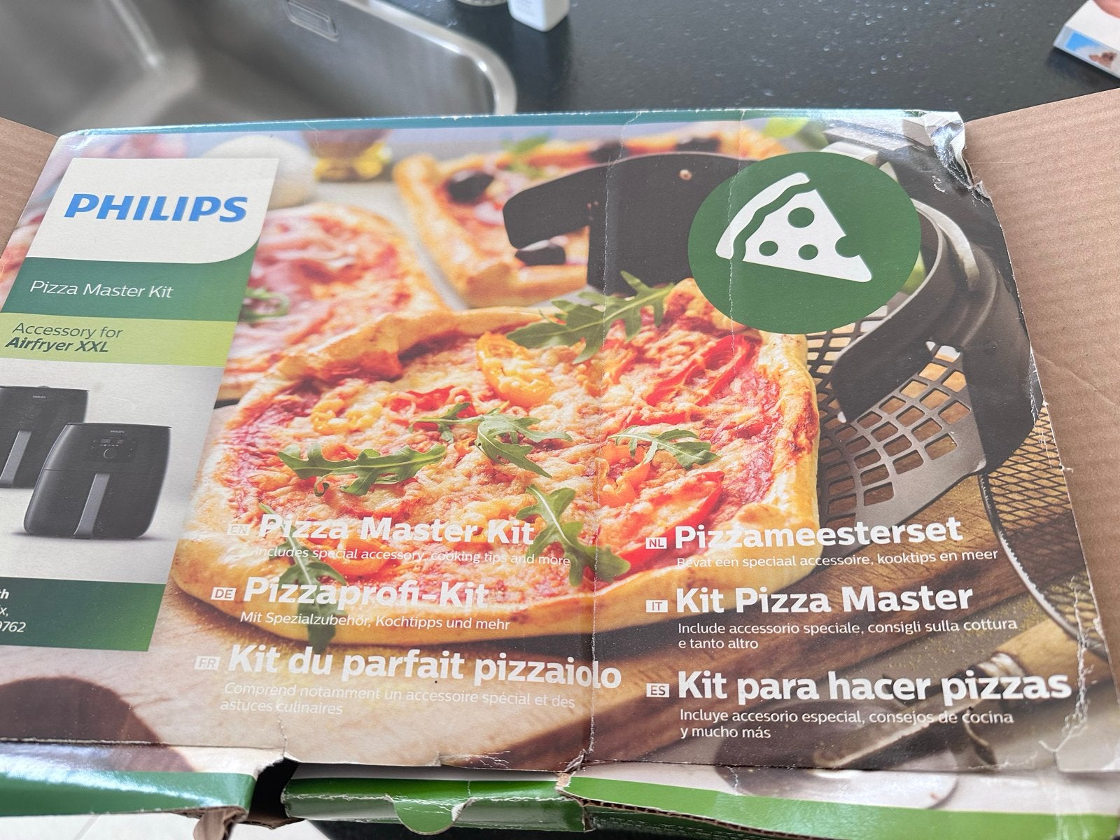 Foto 3 van Philips Airfryer XXL Pizza Master Kit - Nieuw