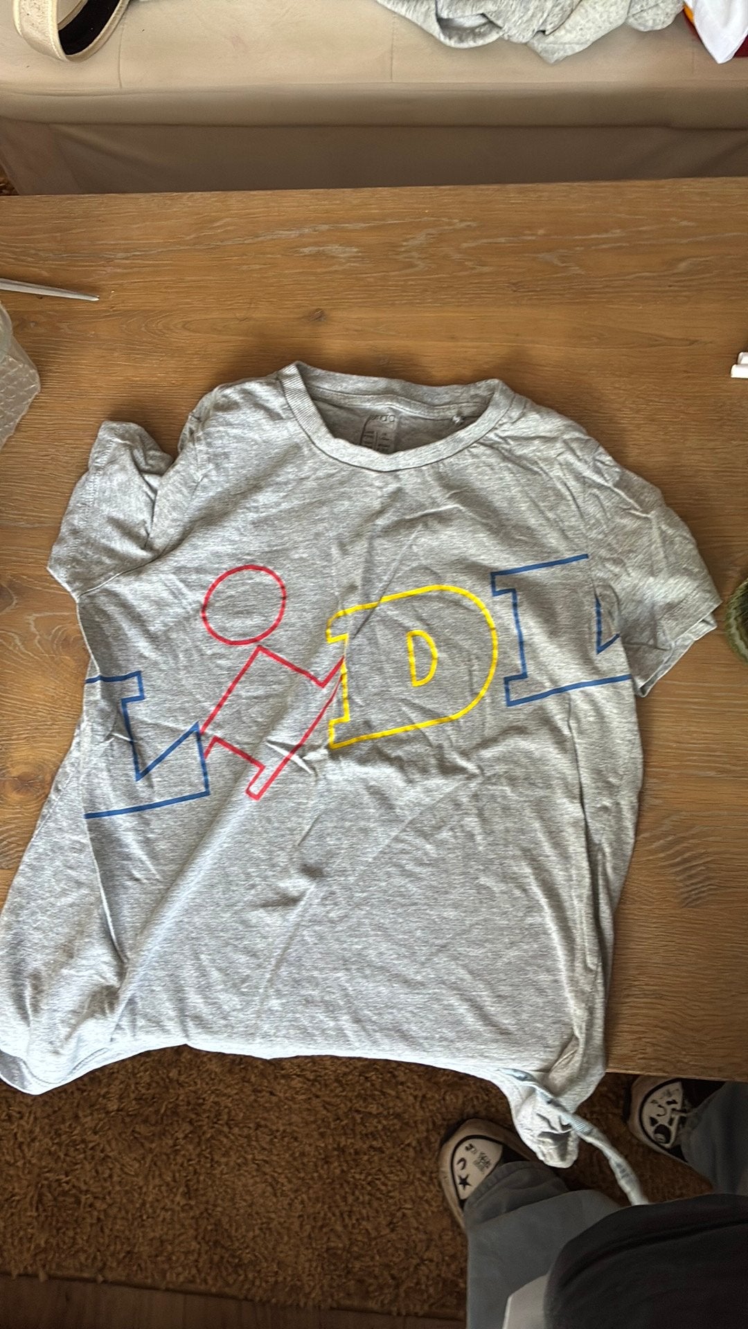 Lidl T-shirt Grijs Maat M, Zo goed als nieuw, Korte mouw, Grijs, Ophalen