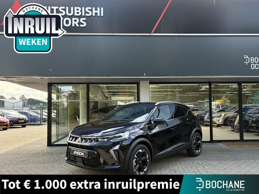 Mitsubishi ASX 1.8 HEV AT Intense+ NIEUW UIT VOORRAAD LEVERB, Auto's, Mitsubishi, Automatische klimaatregeling, 4 cilinders, Met garantie (alle)