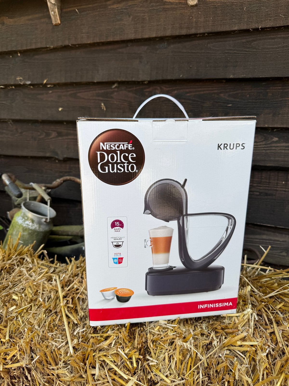 Nescafé Dolce Gusto Krups Infinissima Koffiemachine, Witgoed en Apparatuur, Koffiezetapparaten, Koffiepads en cups, Ophalen of Verzenden