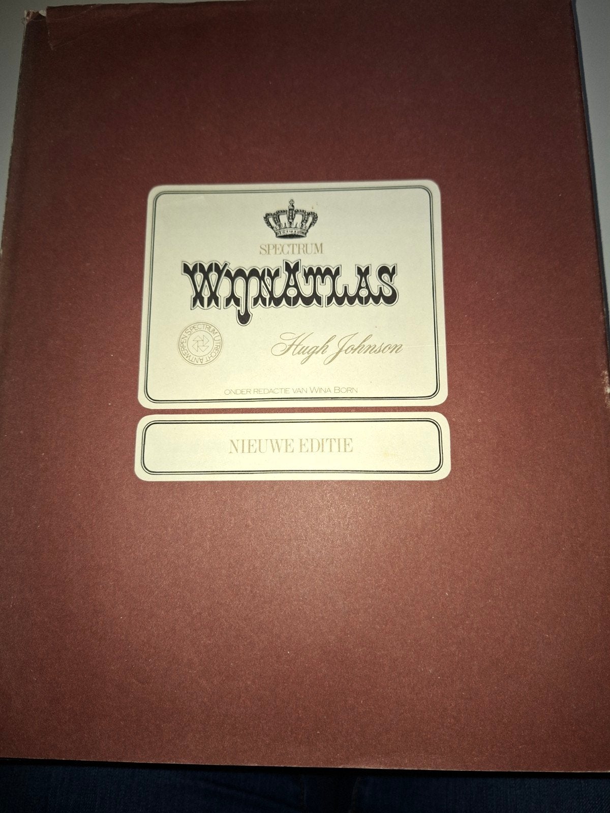 Spectrum Wijnatlas - Hugh Johnson, Gelezen, Overige typen, Ophalen of Verzenden, Hugh Johnson; Wina Born