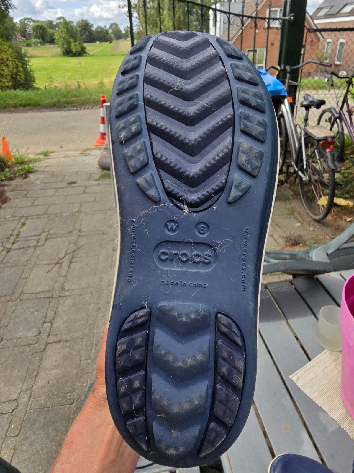 Bijna nieuwe Crocs regenlaarzen, maat 36, Kleding | Dames, Blauw, Ophalen of Verzenden, Crocs, Regenlaarzen