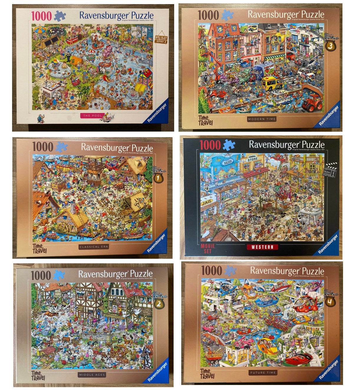 Ravensburger puzzels, Hobby en Vrije tijd, Denksport en Puzzels, Ophalen, 500 t/m 1500 stukjes, Zo goed als nieuw