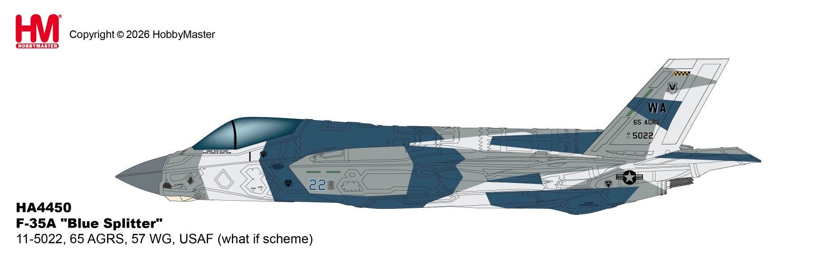 Hobby Master HA4450 | Lockheed F-35A Lightning II, Ophalen, Schaalmodel, Zo goed als nieuw, Pilot Station