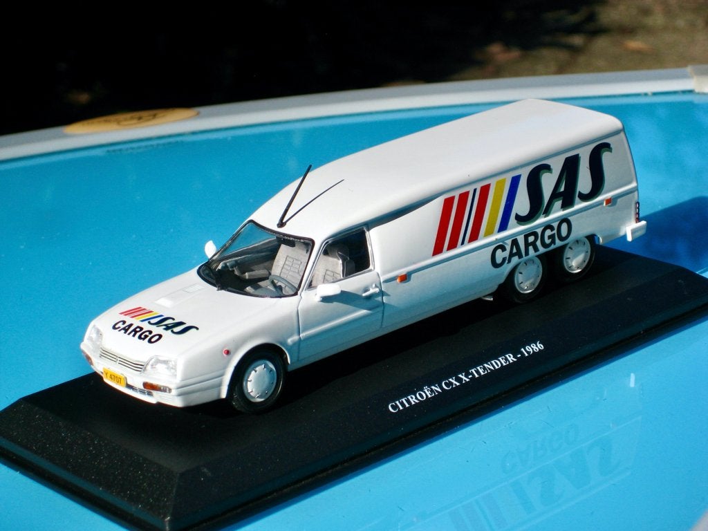 Citroen CX X-tender Pijpops SAS Cargo 1986 Altaya Util. 1:43, Ophalen of Verzenden, Nieuw, Auto, Overige merken