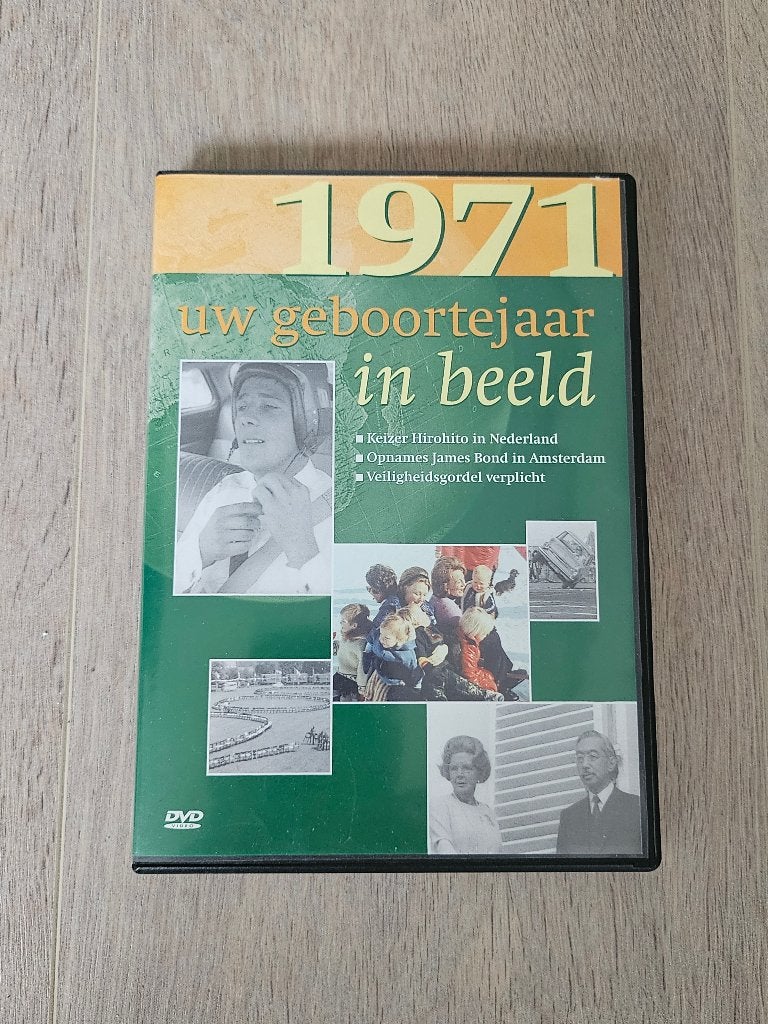 1971 uw geboortejaar in beeld - dvd, Gebruikt, Alle leeftijden, Politiek of Geschiedenis, Ophalen of Verzenden