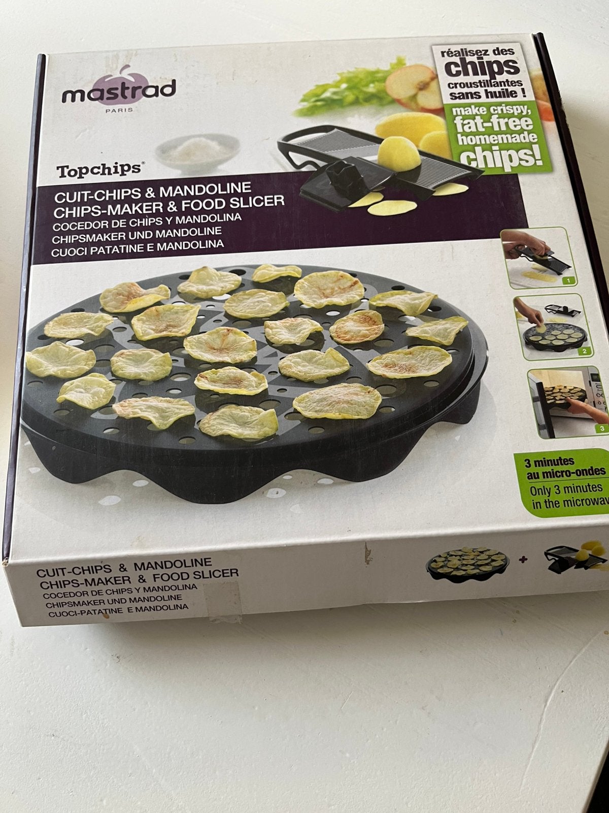 Chipsmaker Mastrad, Huis en Inrichting, Keuken | Keukenbenodigdheden, Nieuw, Overige typen, Overige merken, Kunststof, Ophalen of Verzenden